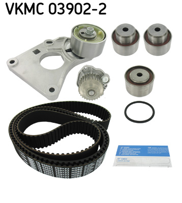 SKF VKMC 03902-2 Pompa acqua + Kit cinghie dentate